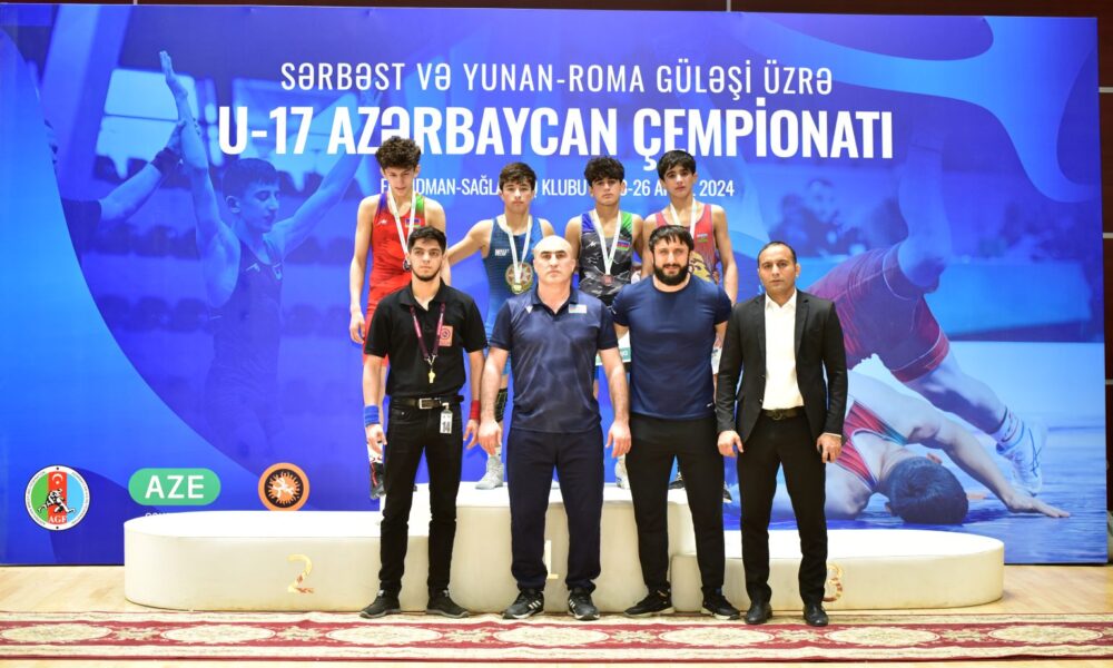 Azərbaycan çempionatında sərbəst güləş yarışı başa çatdı