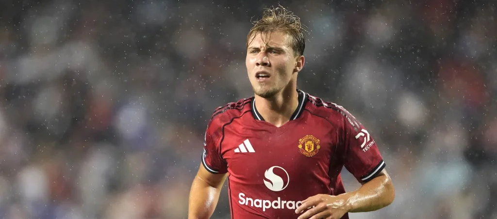rasmus hojlund manchester united v afc bournemouth premier league summer series - Futbolinfo.az