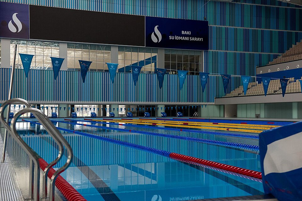 Əsas vurğu rəqabətə deyil, sağlam həyat tərzinə, dostluq mühitinə yönəldilməlidir 6 Baku Aquatic Palace Olympic Pool - Futbolinfo.az